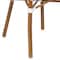 Flash Furniture Lourdes Thonet French Bistro Stacking Chair w/Arms, White/Gray PE Rattan/Bamboo Alum Frame, 2PK 2-SDA-AD642002A-WHGY-NAT-GG - alternate 8